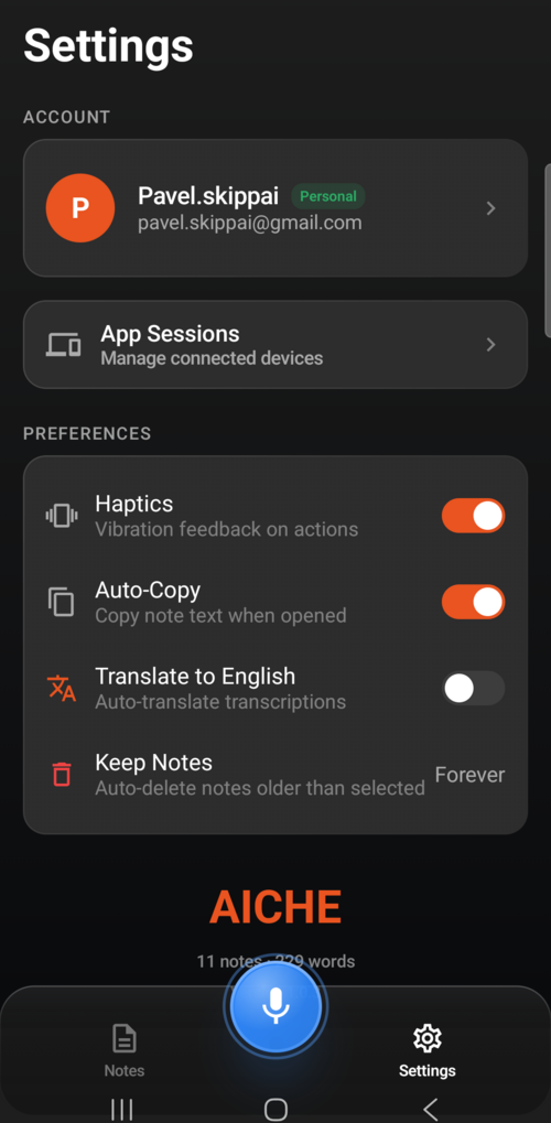 Android Settings