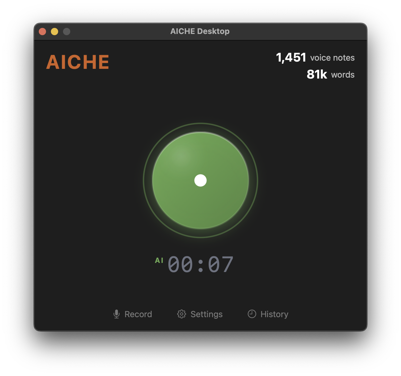 Processing Transcription